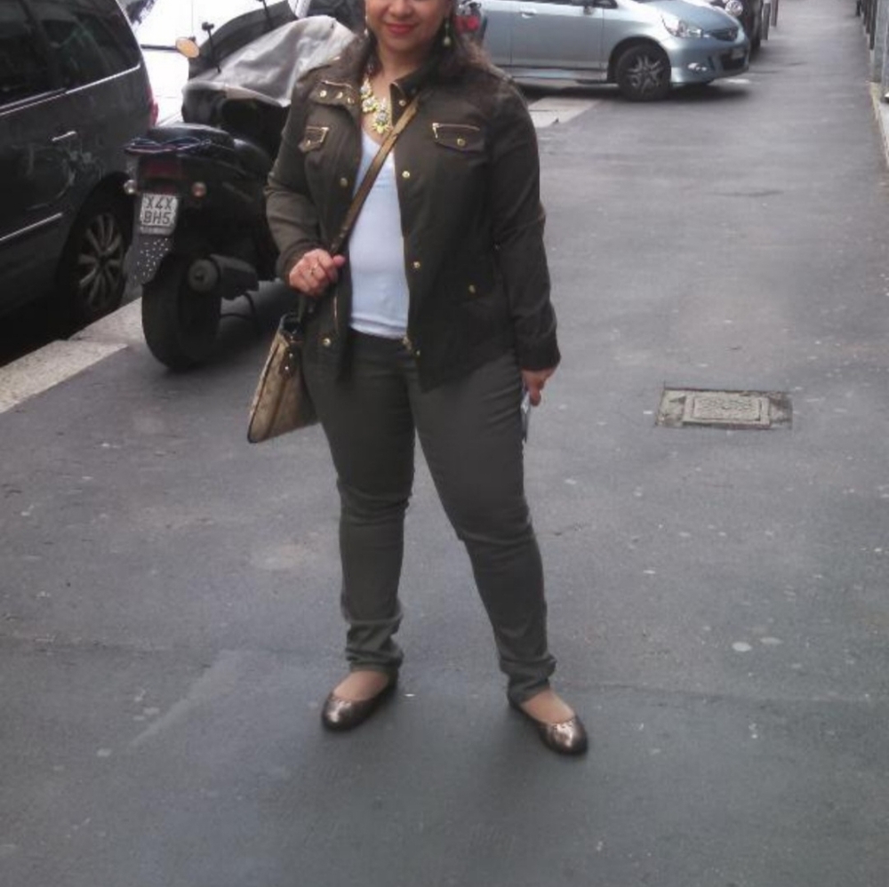 Inc Army Color Jacket - image 5